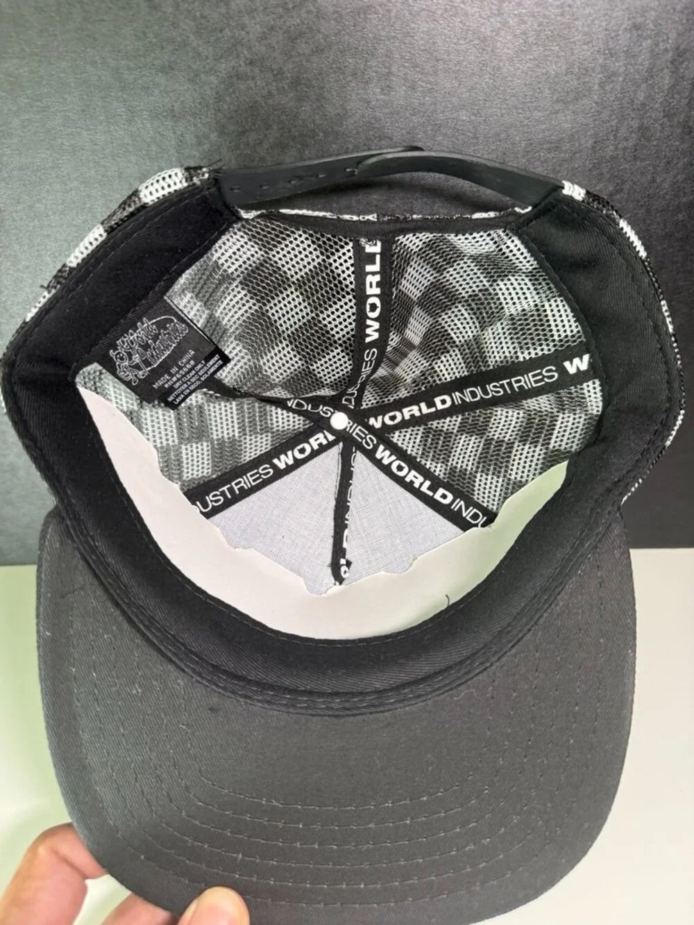 World Industries Snapback Cap Youth One Size Black